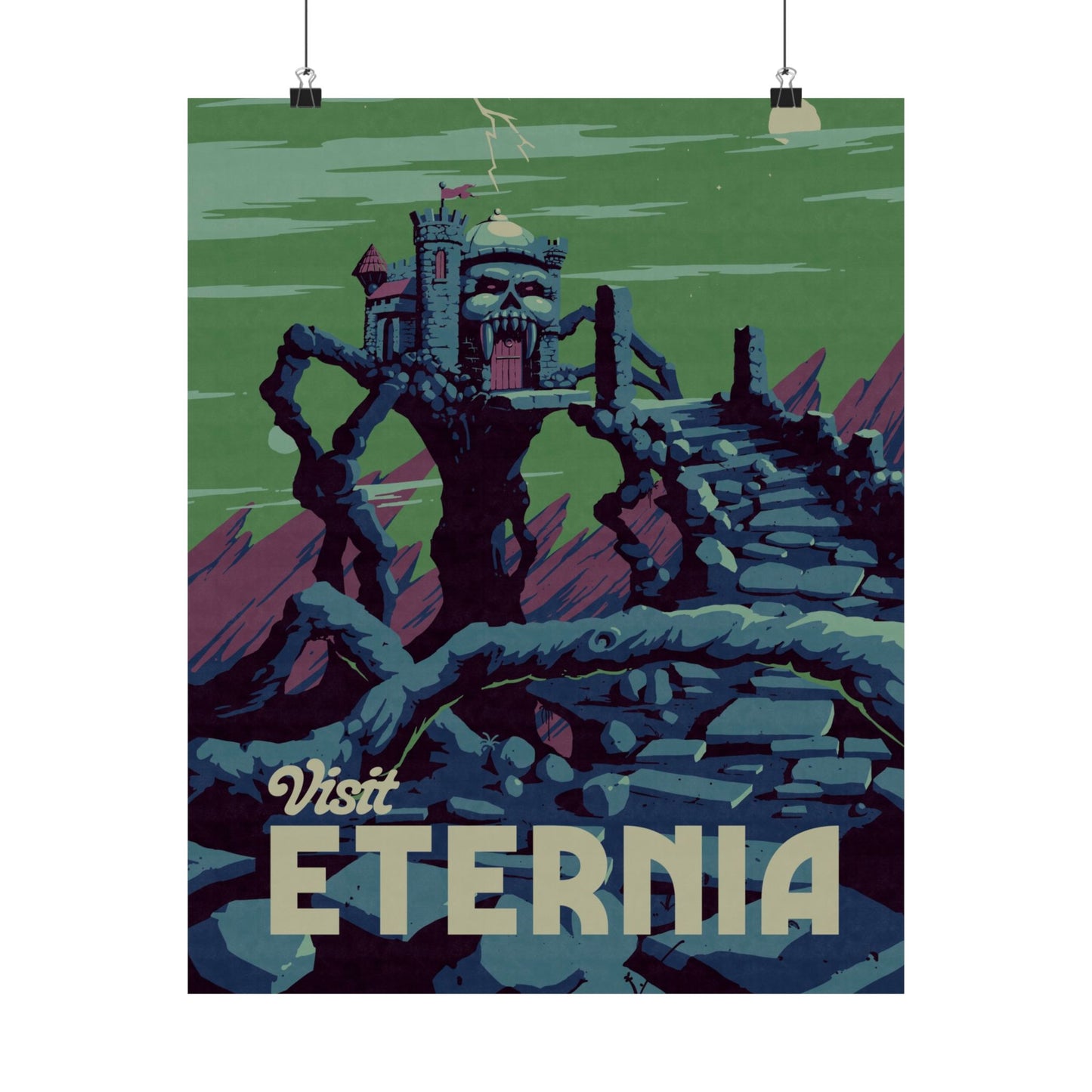 Visit Eternia Travel Poster