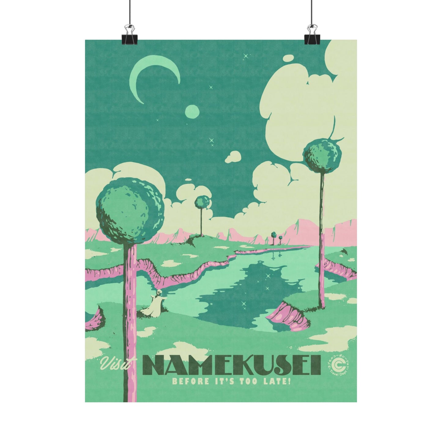 Visit Namekusei Travel Poster