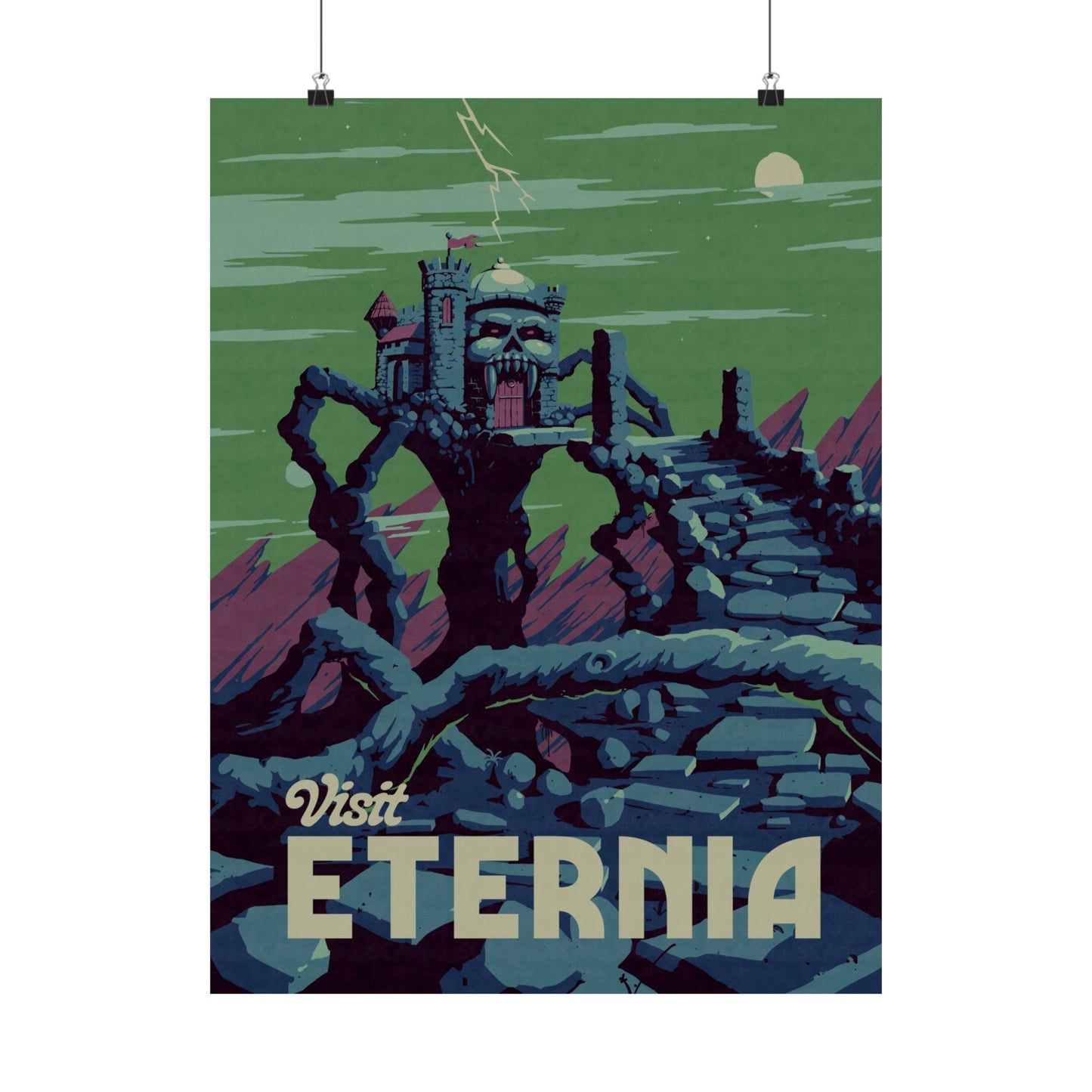Visit Eternia Travel Poster