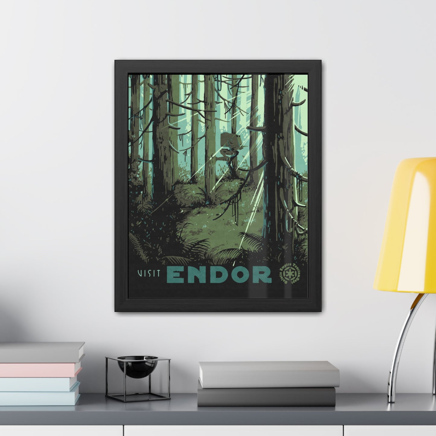 Visit Endor Travel Poster (Framed)