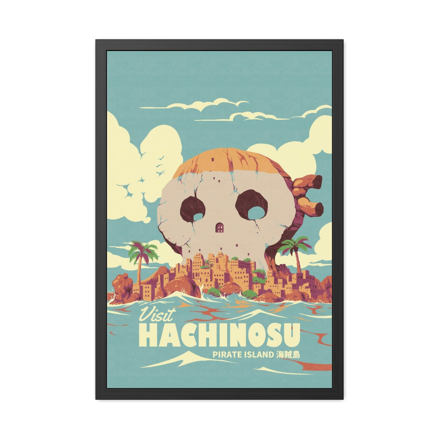 Visit Hachinosu Travel Poster (Framed)