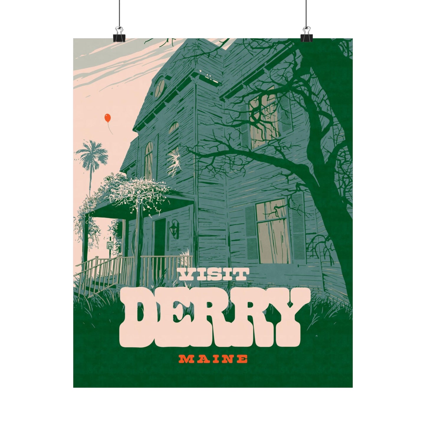 Visit Derry Travel Poster
