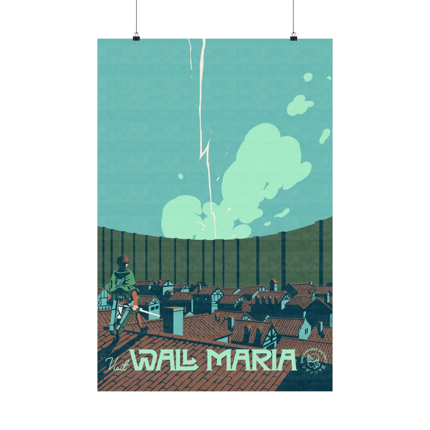 Visit Wall Maria Travel Poster