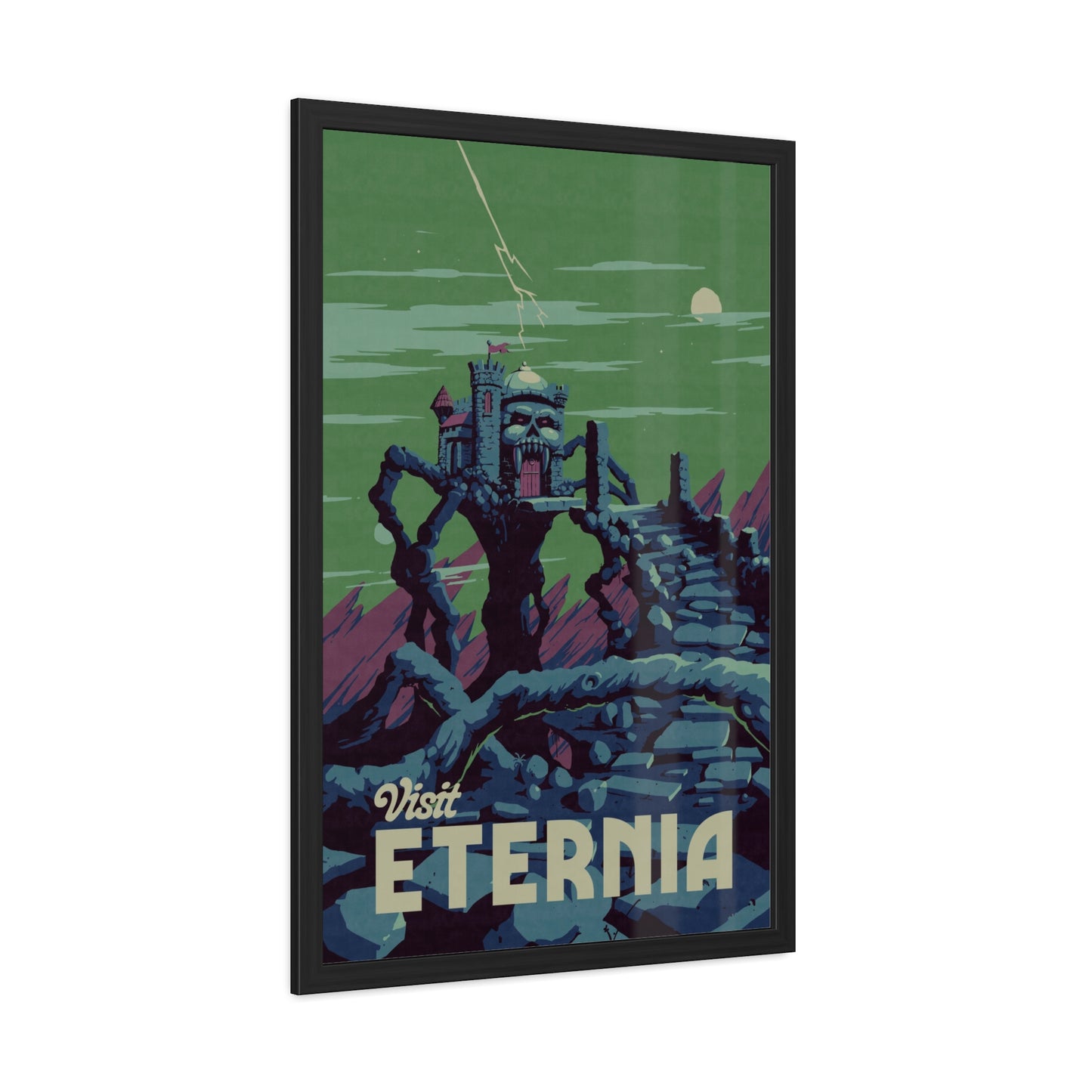 Visit Eternia Travel Poster (Framed)