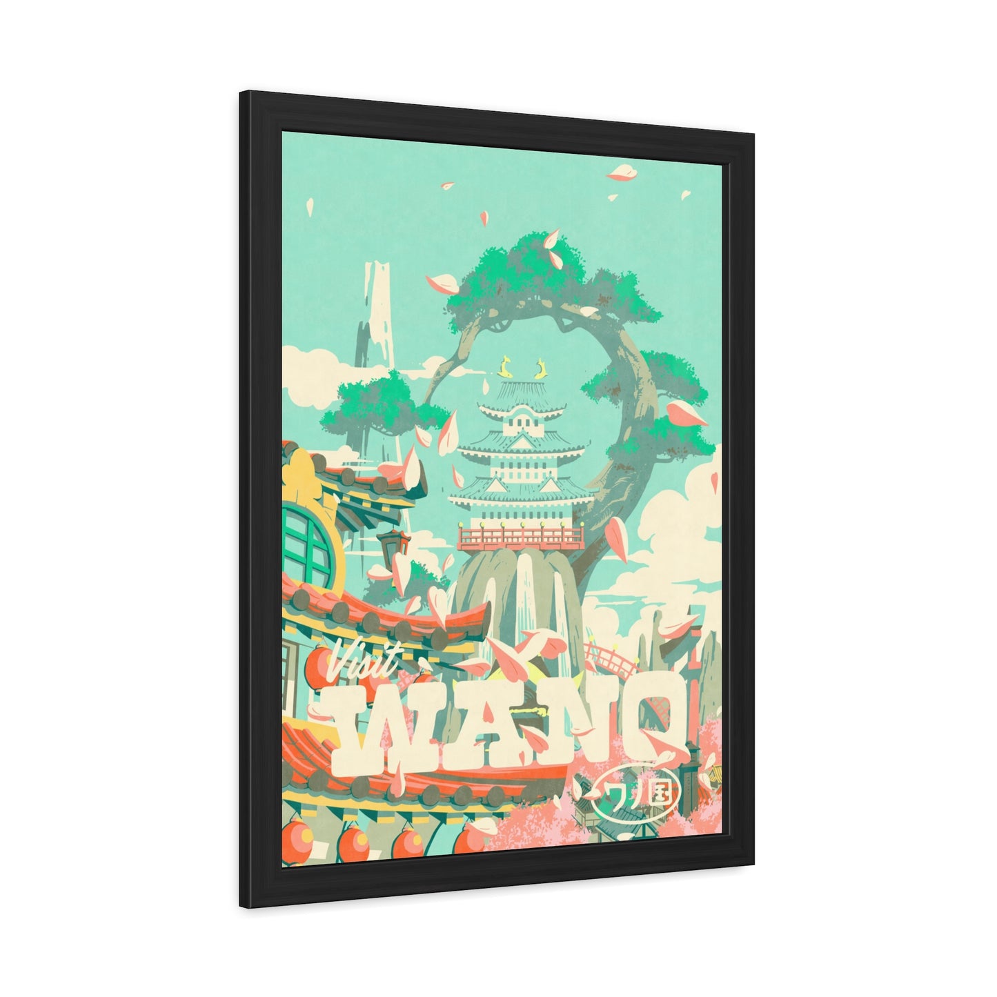 Visit Wano Travel Poster (Framed)