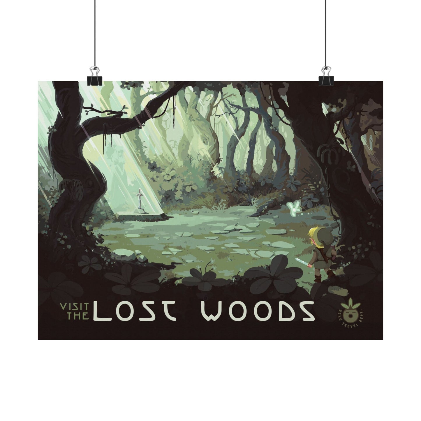 Visit Lost Woods Travel Poster
