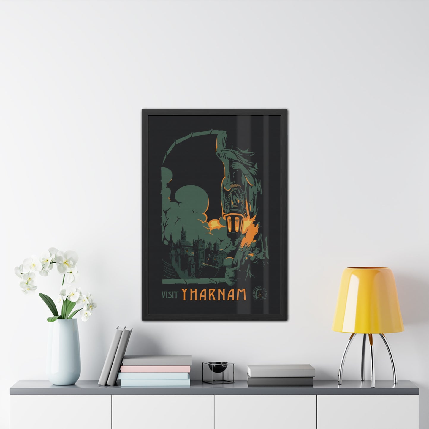 Visit Yharnam Travel Poster (Framed)