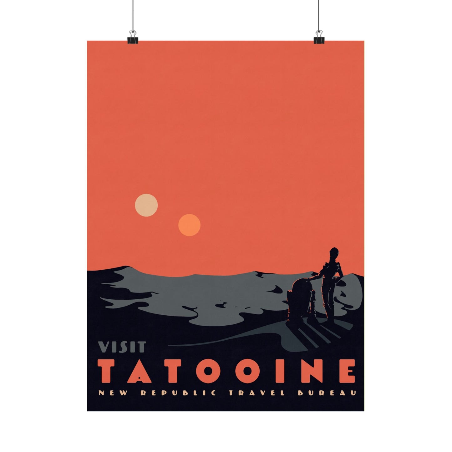 Visit Tatooine Travel Poster