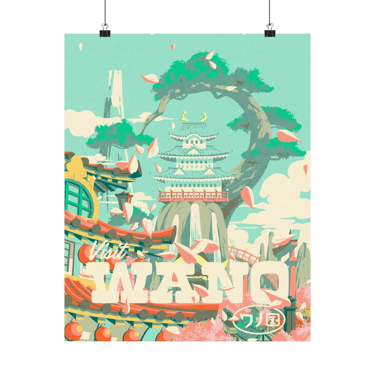 Visit Wano Travel Poster