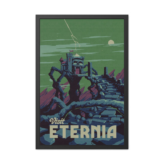 Visit Eternia Travel Poster (Framed)