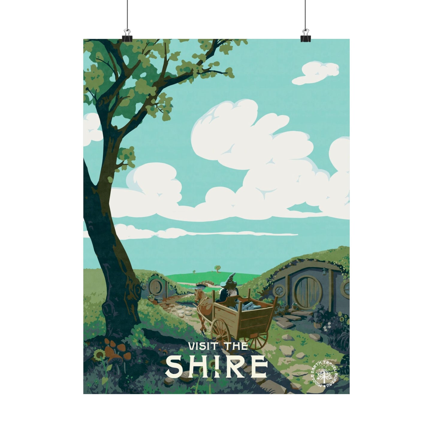Visit The Shire Travel Poster