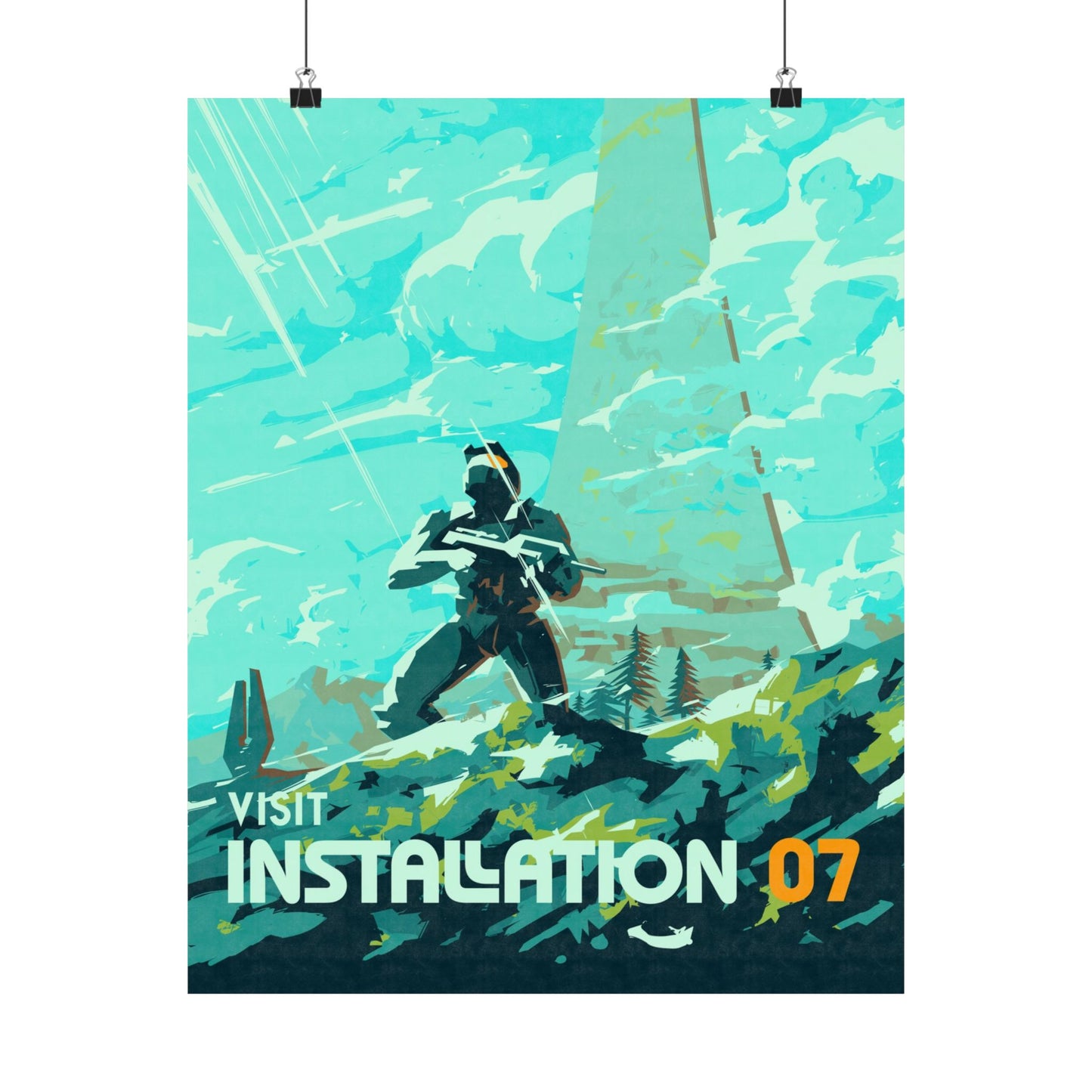 Visit Instalation 07 Travel Poster
