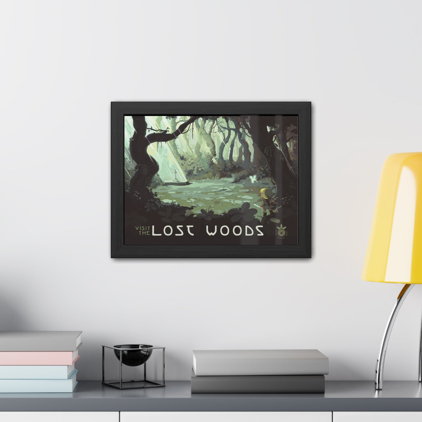 Visit Lost Woods Travel Poster (Framed)