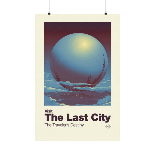 Visit The Last City Travel Poster