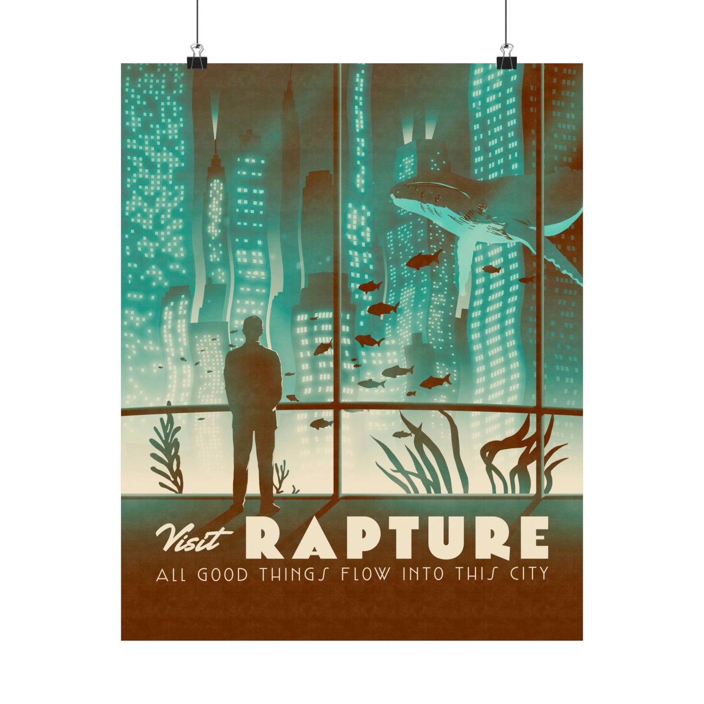 Visit Rapture Travel Poster