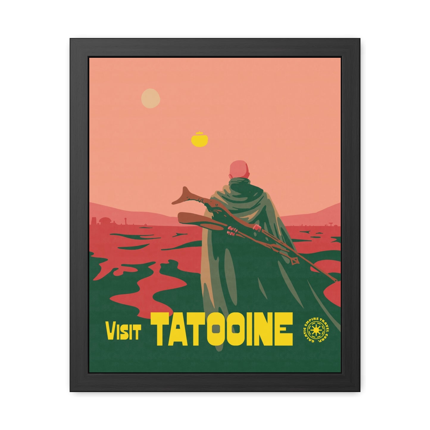 Visit Tatooine Poster (Framed)