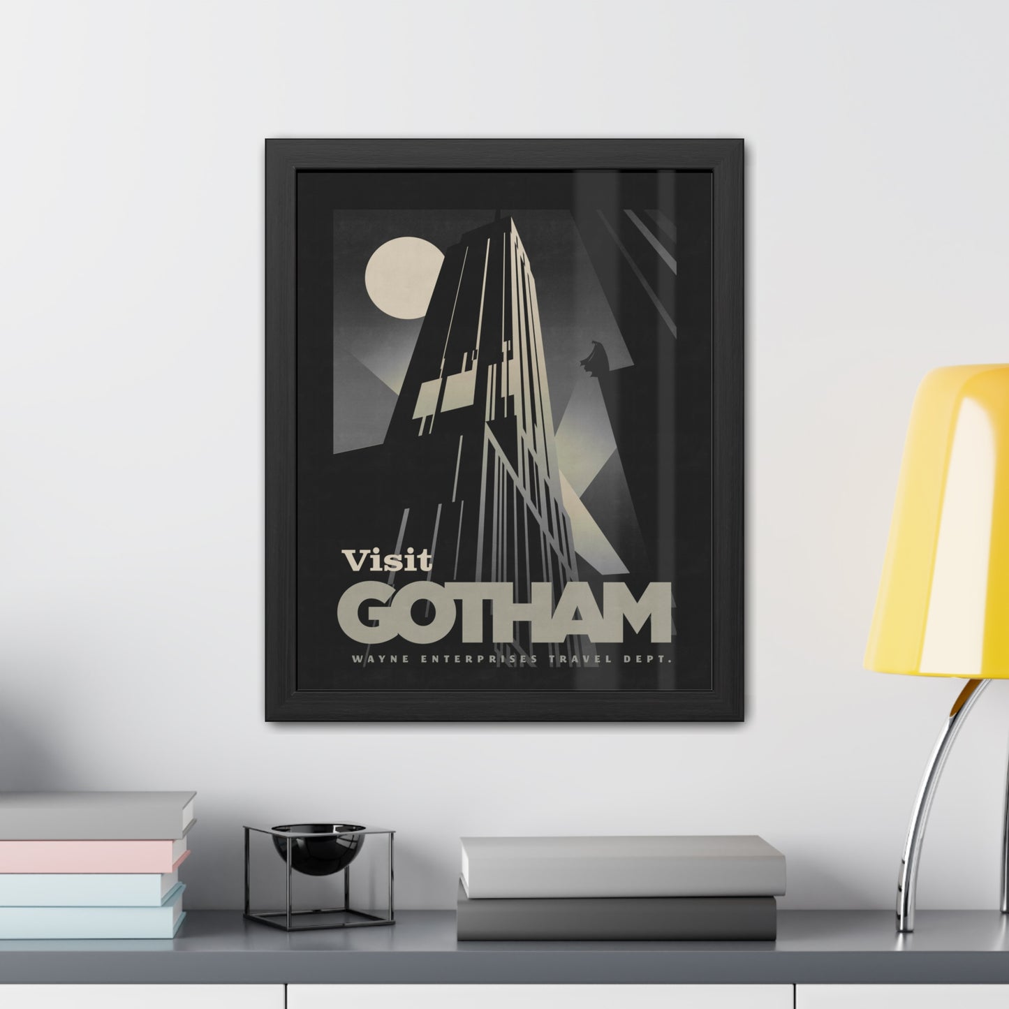 Visit Gotham Travel Poster (Framed)