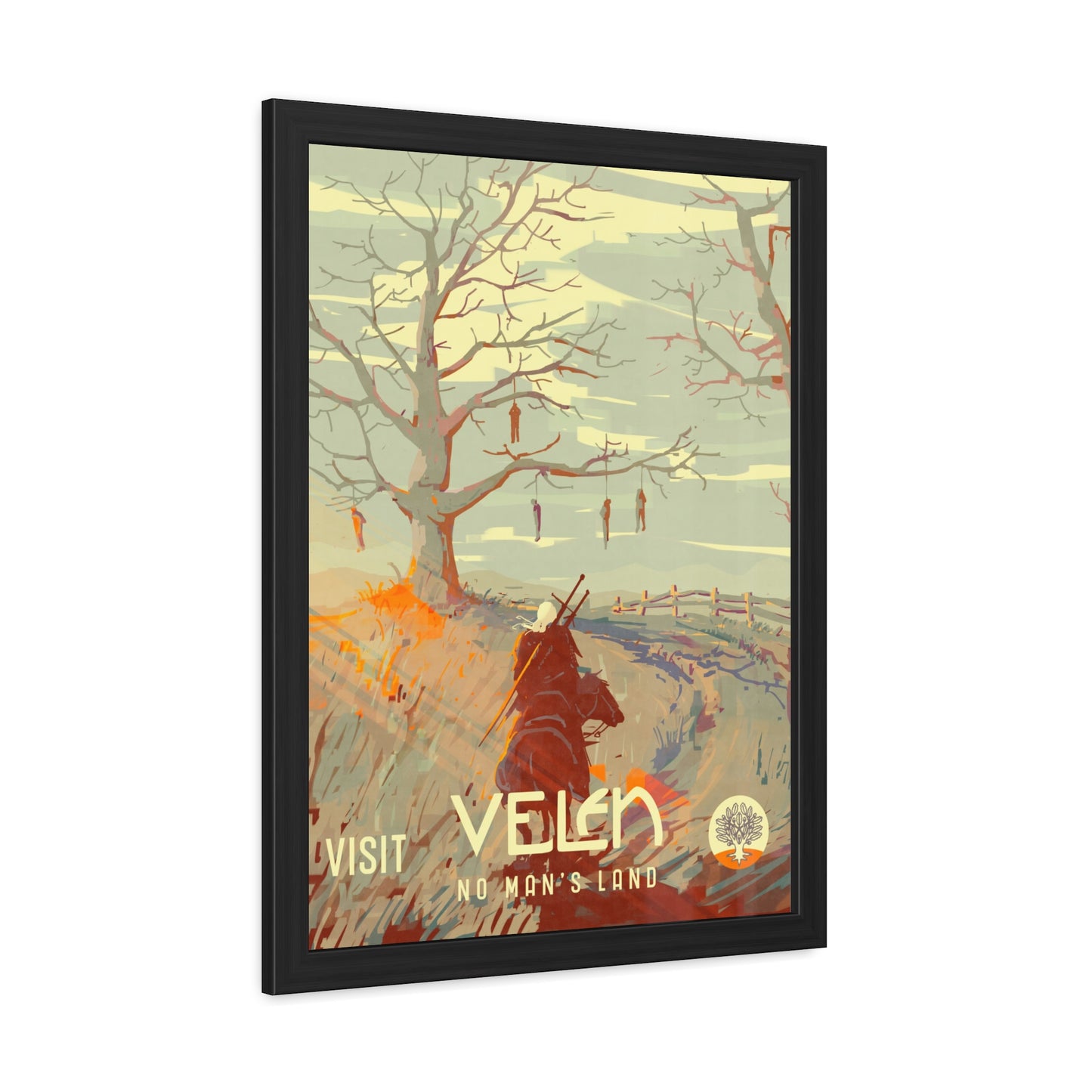 Visit Velen Travel Poster (Framed)
