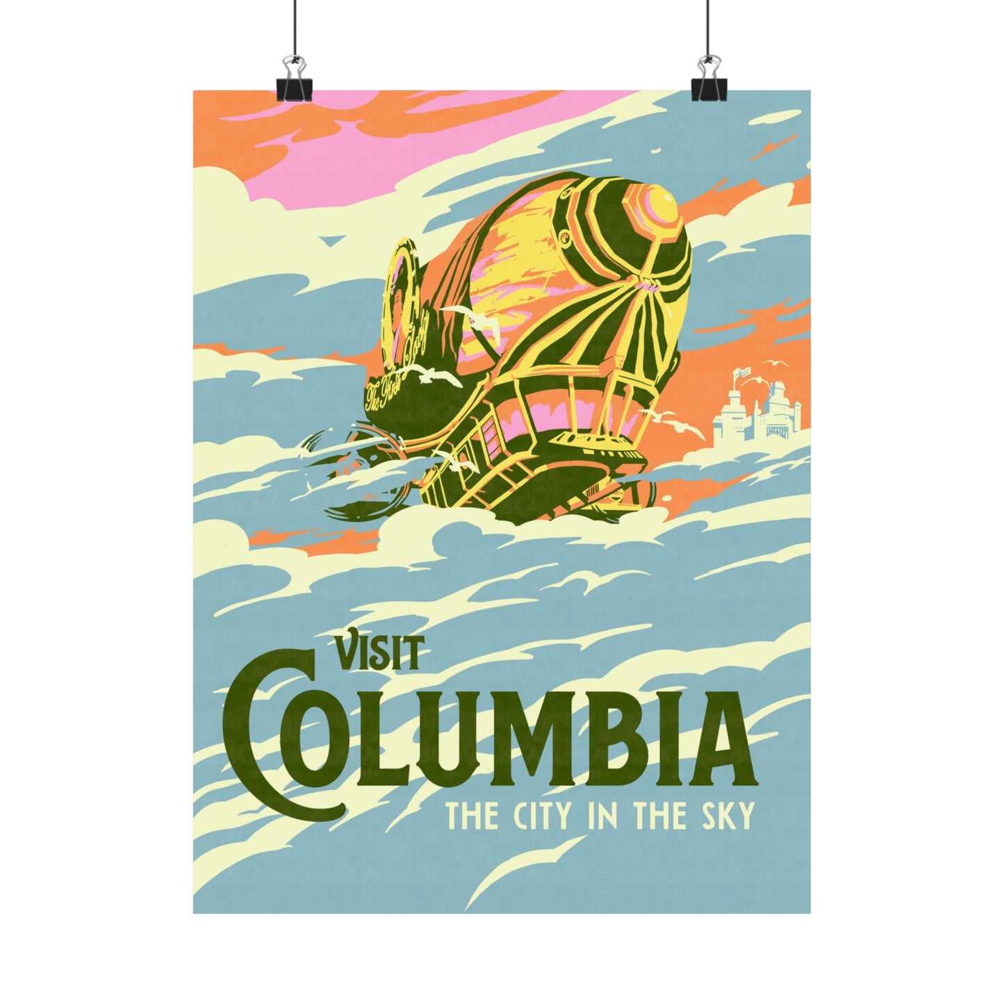 Visit Columbia Travel Poster