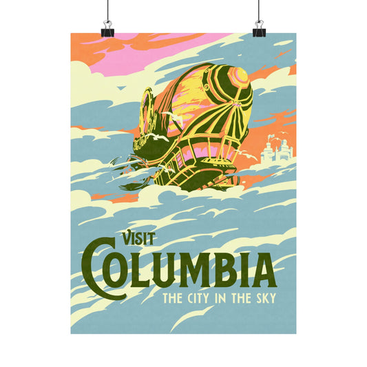 Visit Columbia Travel Poster