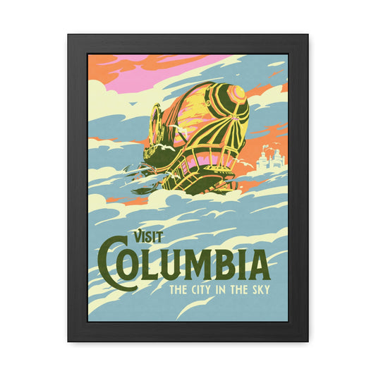 Visit Columbia Travel Poster (Framed)