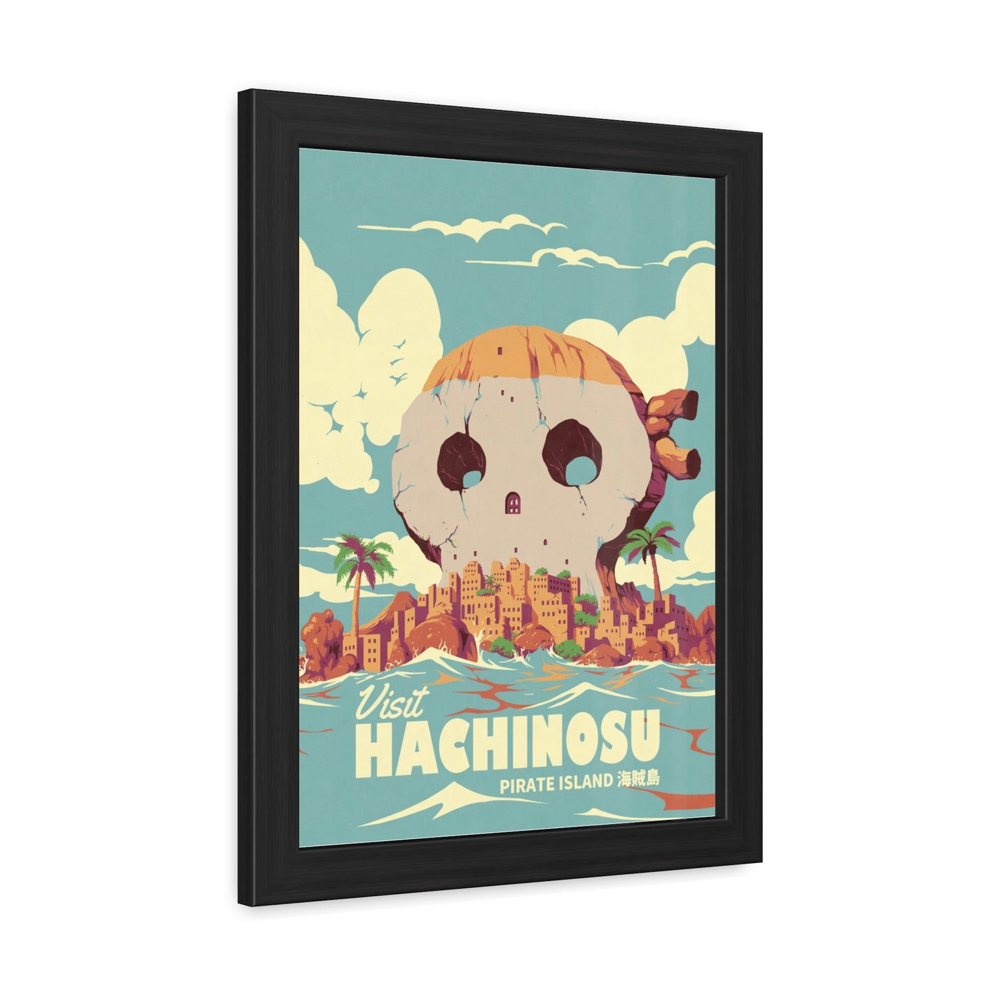 Visit Hachinosu Travel Poster (Framed)