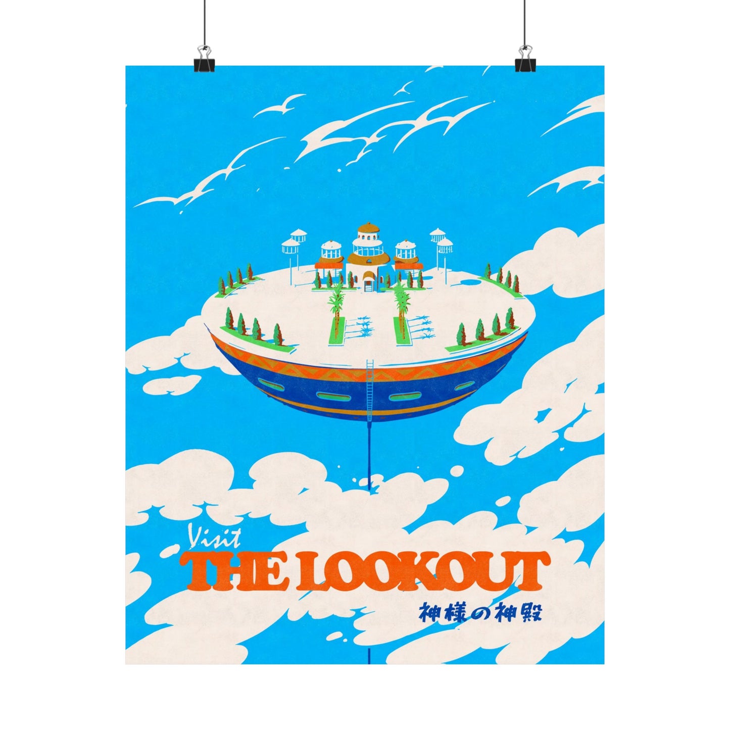 Visit The Lookout Travel Poster