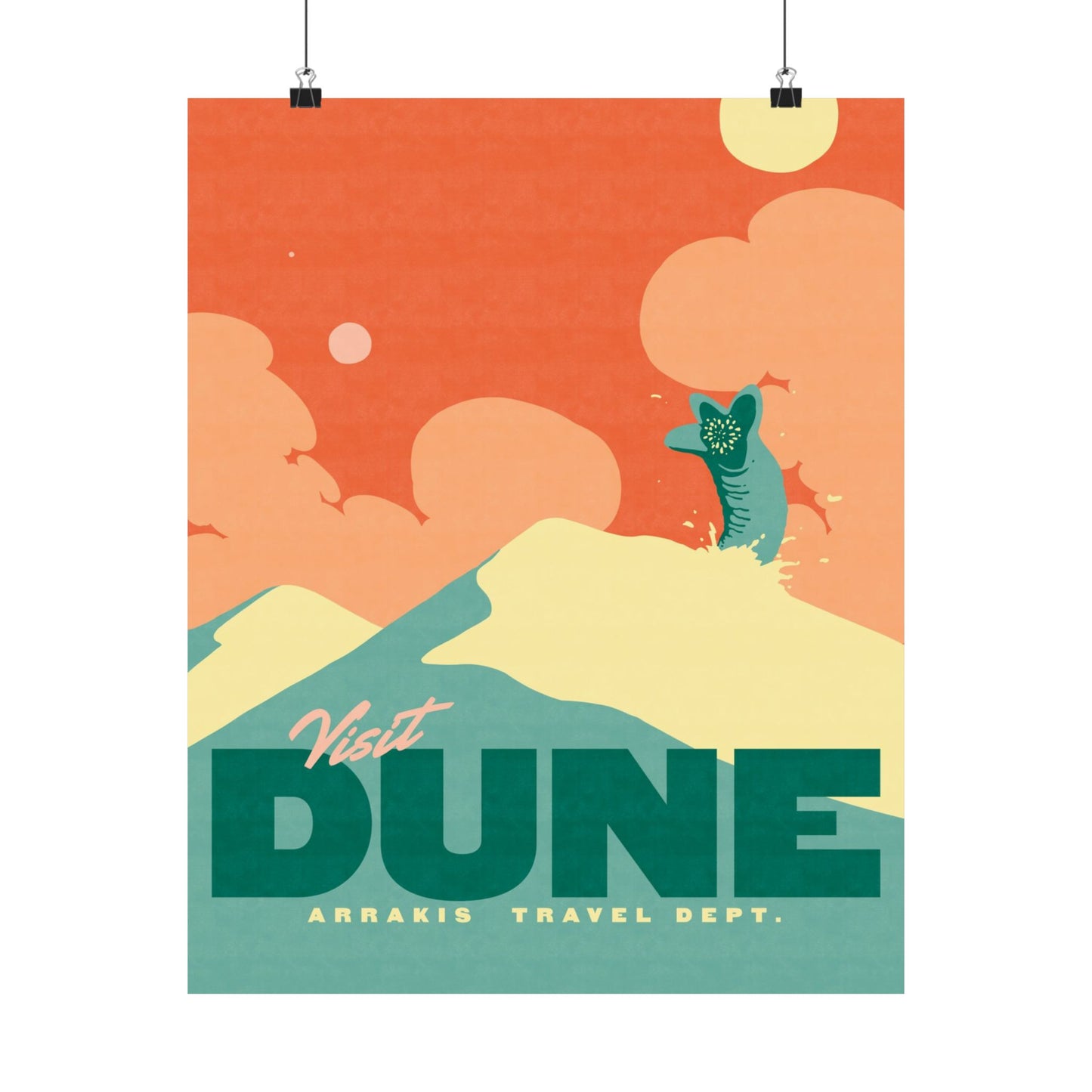 Visit Dune Travel Poster
