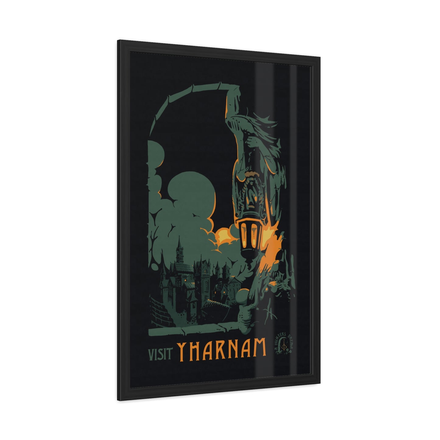 Visit Yharnam Travel Poster (Framed)