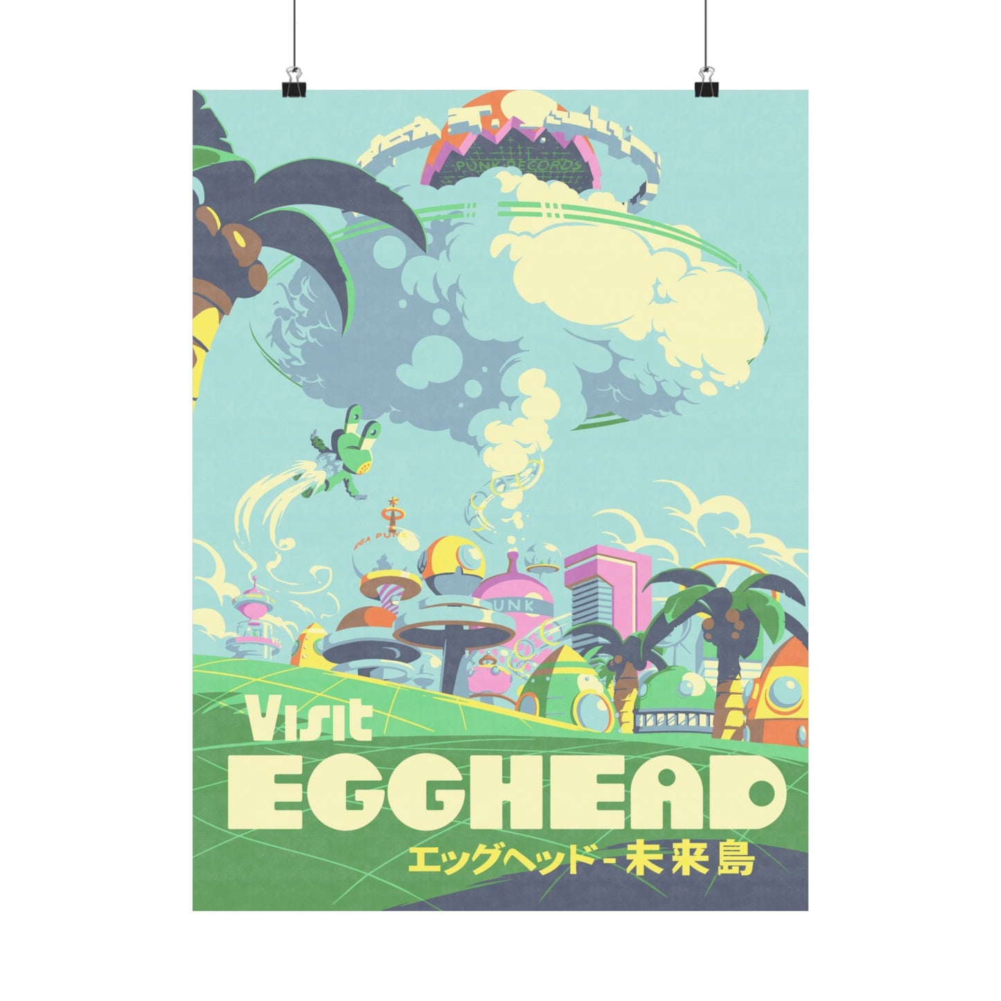 Visit Egghead Travel Poster