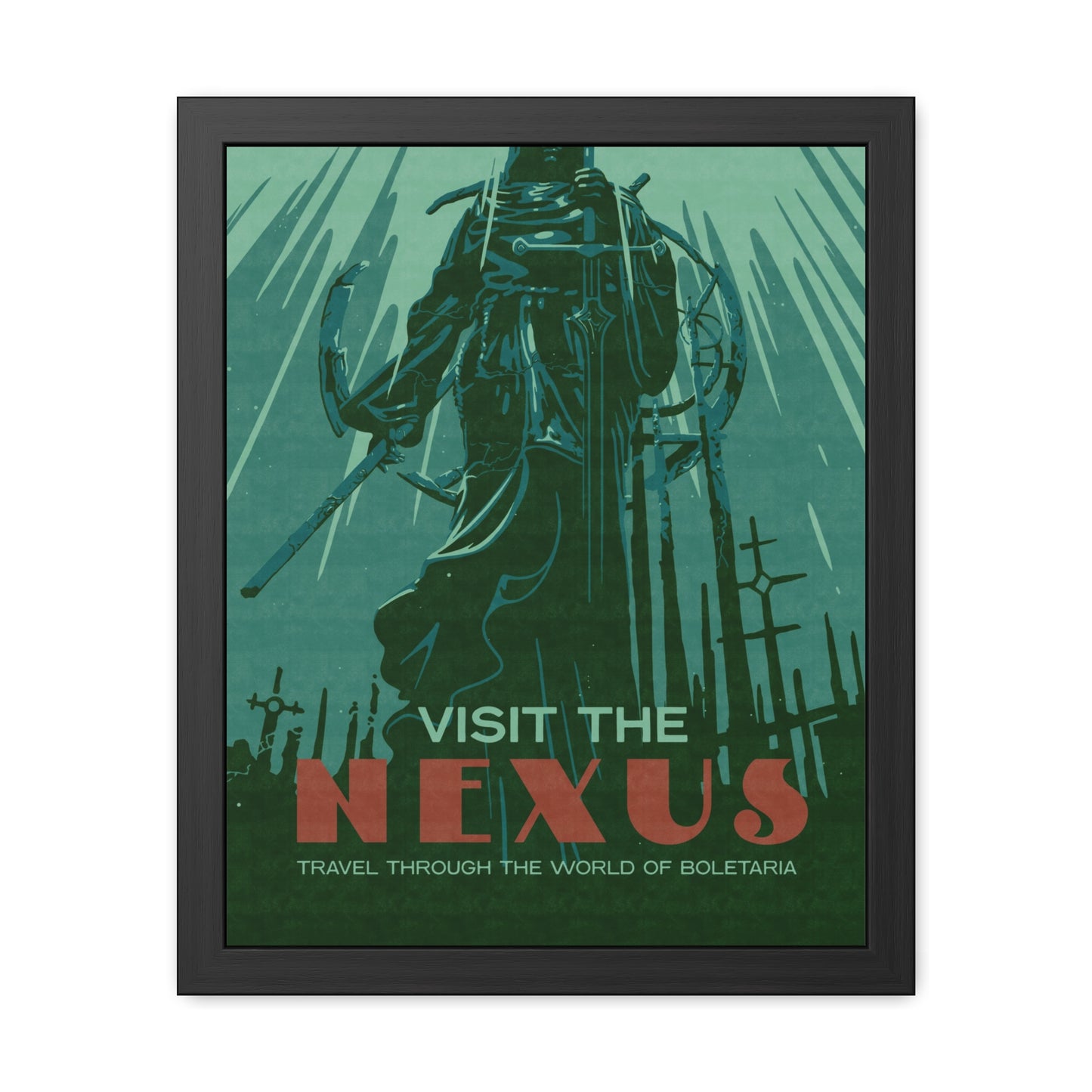Visit The Nexus Travel Poster (Framed)