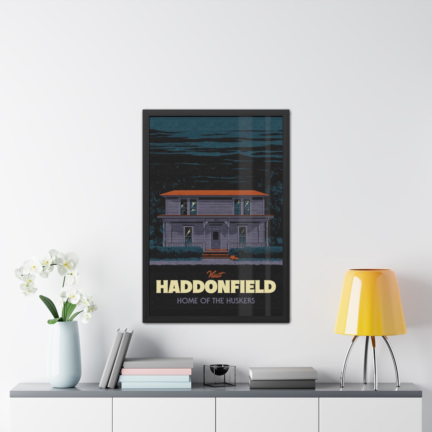 Visit Haddonfield Travel Poster (Framed)