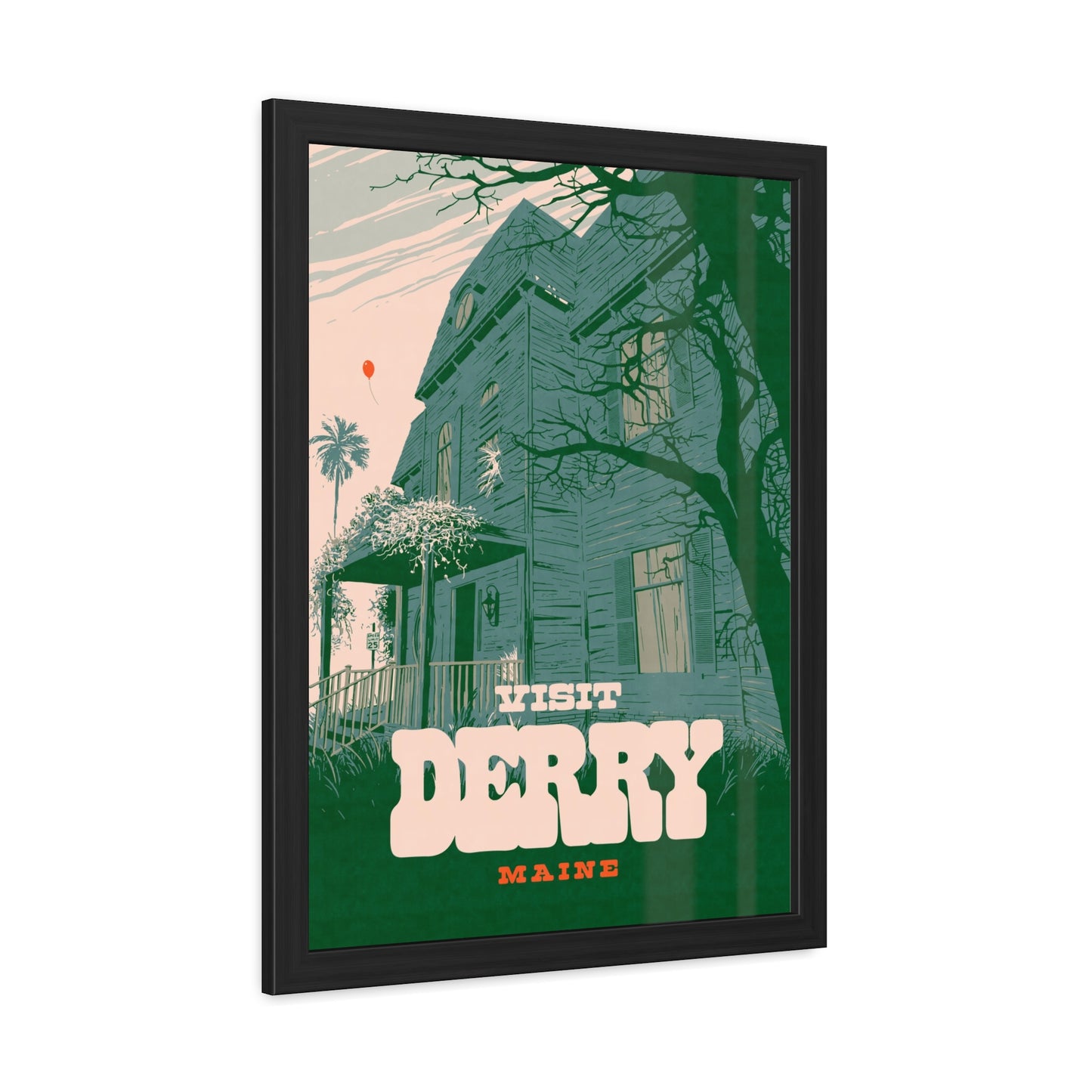 Visit Derry Travel Poster (Framed)