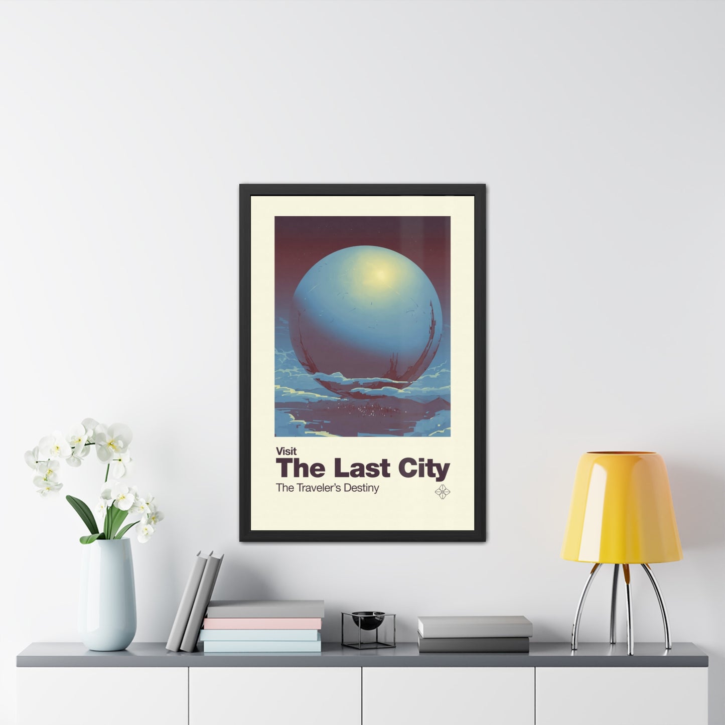 Visit The Last City Travel Poster (Framed)