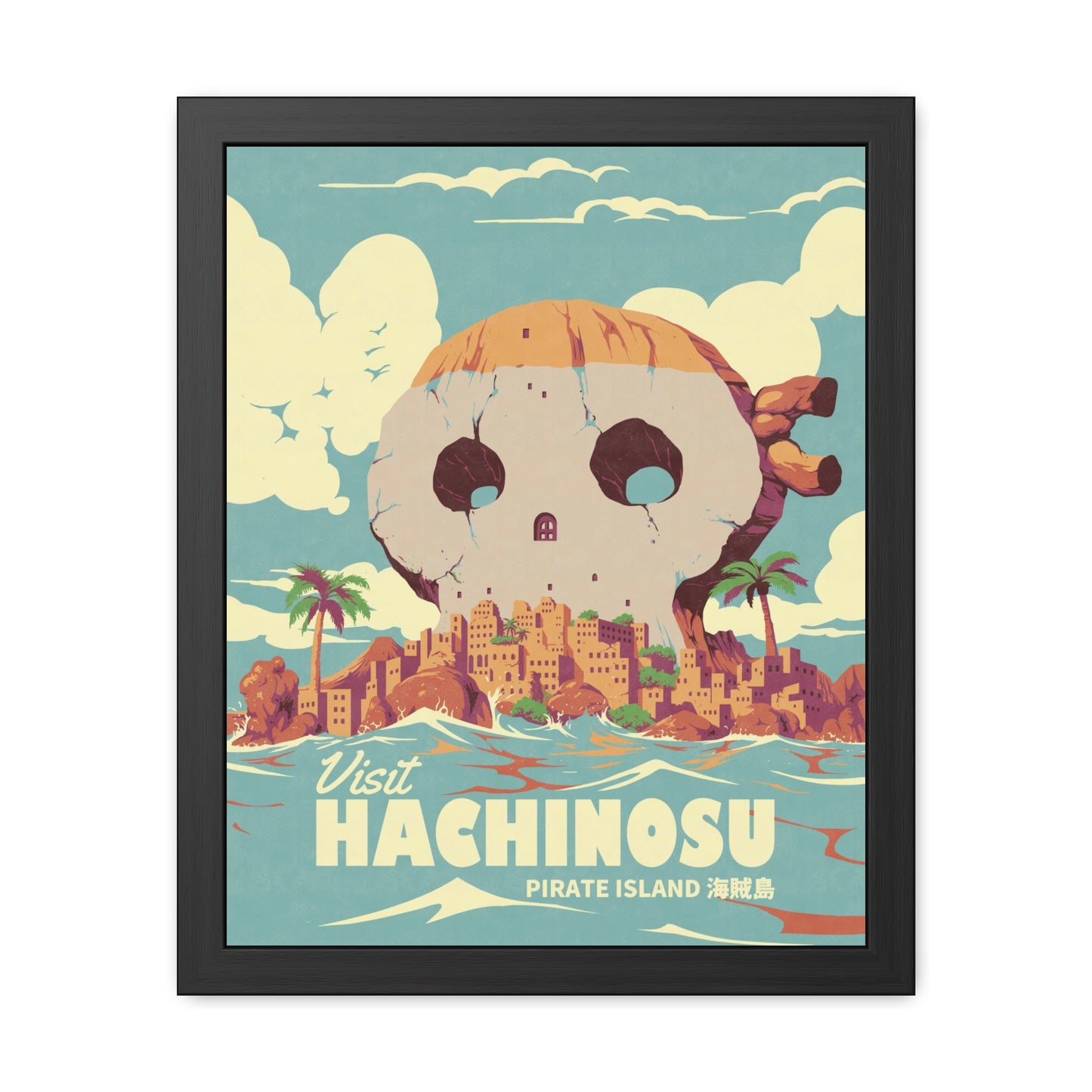 Visit Hachinosu Travel Poster (Framed)