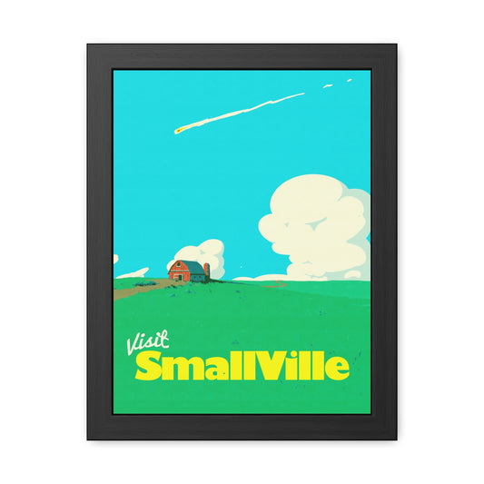 Visit Smallville Travel Poster (Framed)