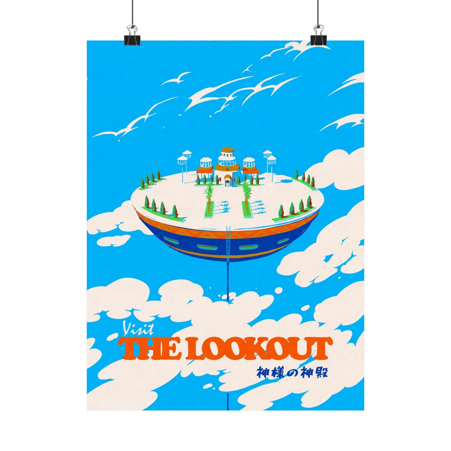 Visit The Lookout Travel Poster