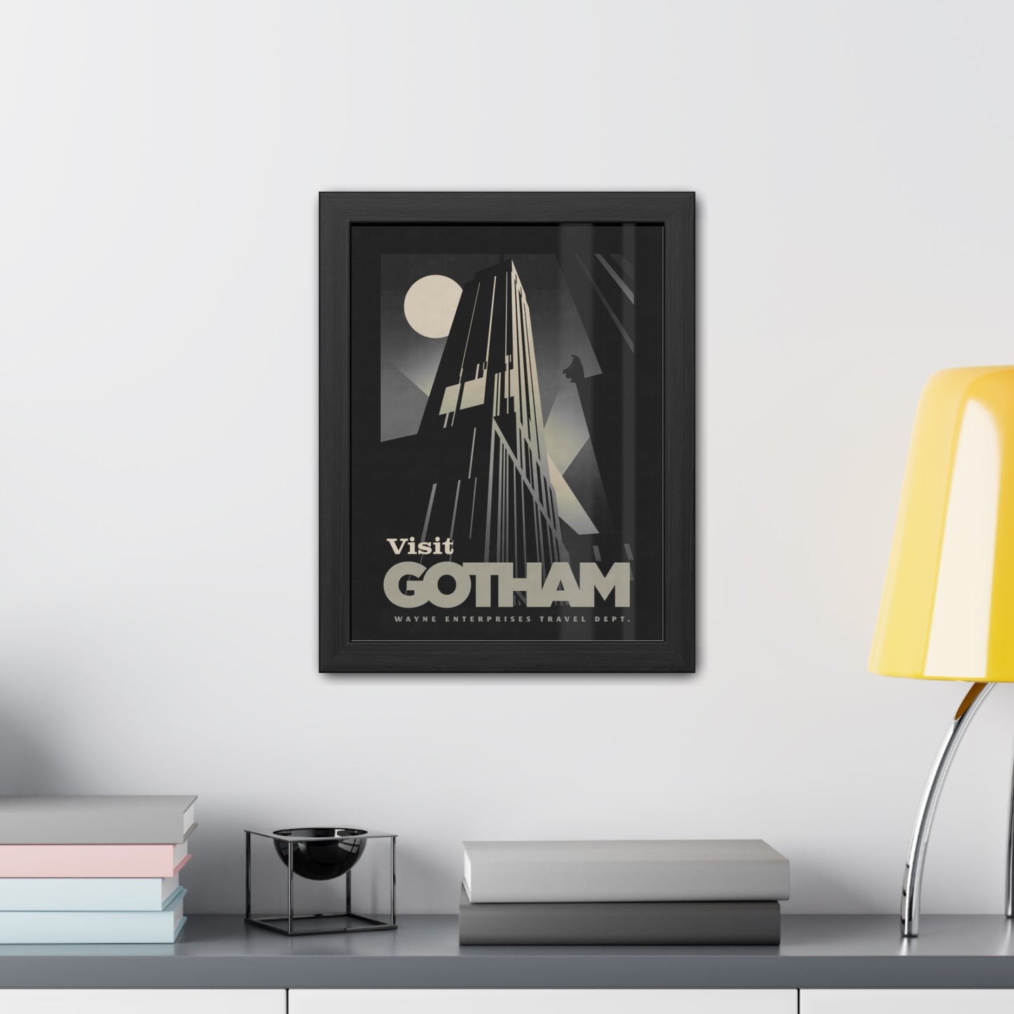 Visit Gotham Travel Poster (Framed)