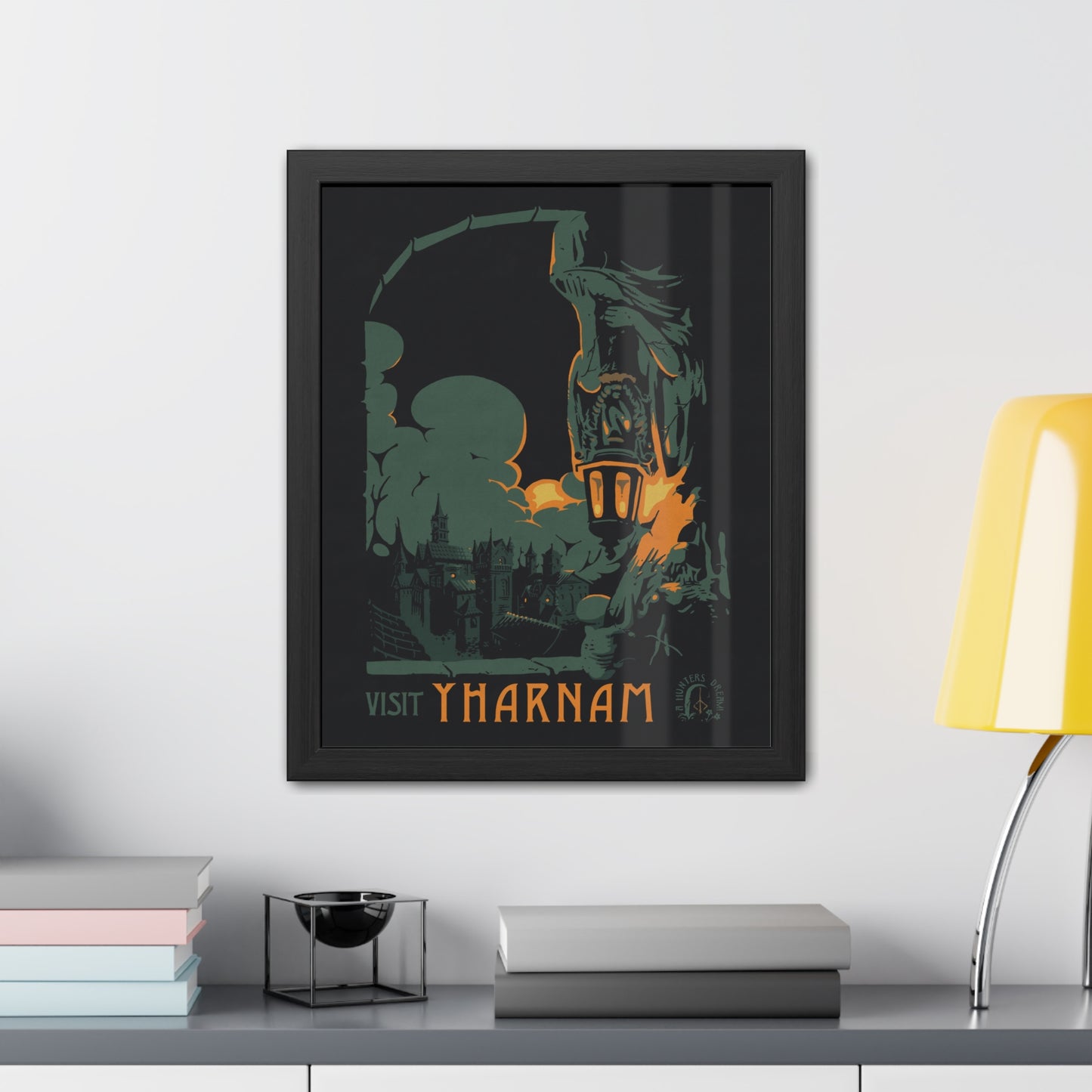 Visit Yharnam Travel Poster (Framed)