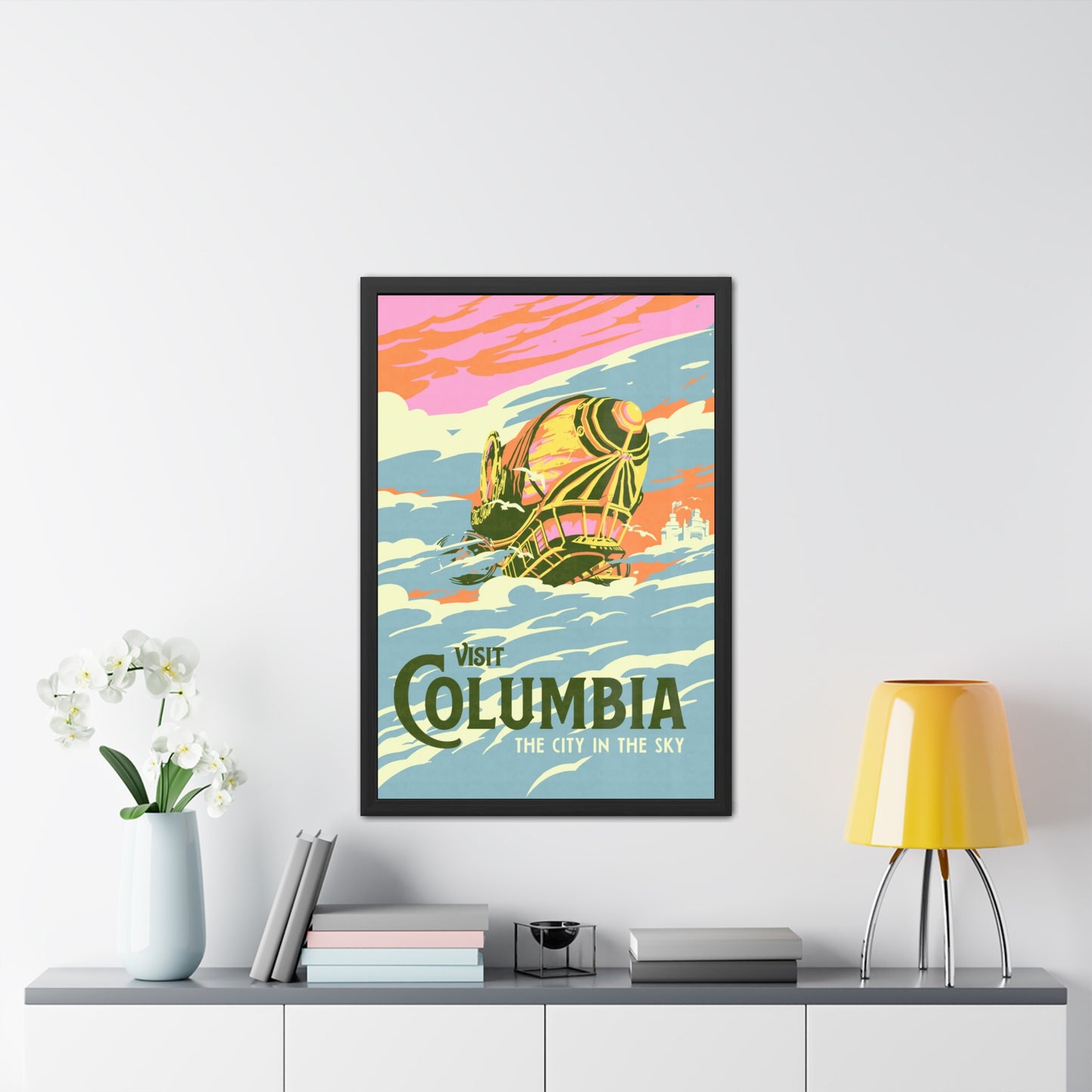 Visit Columbia Travel Poster (Framed)