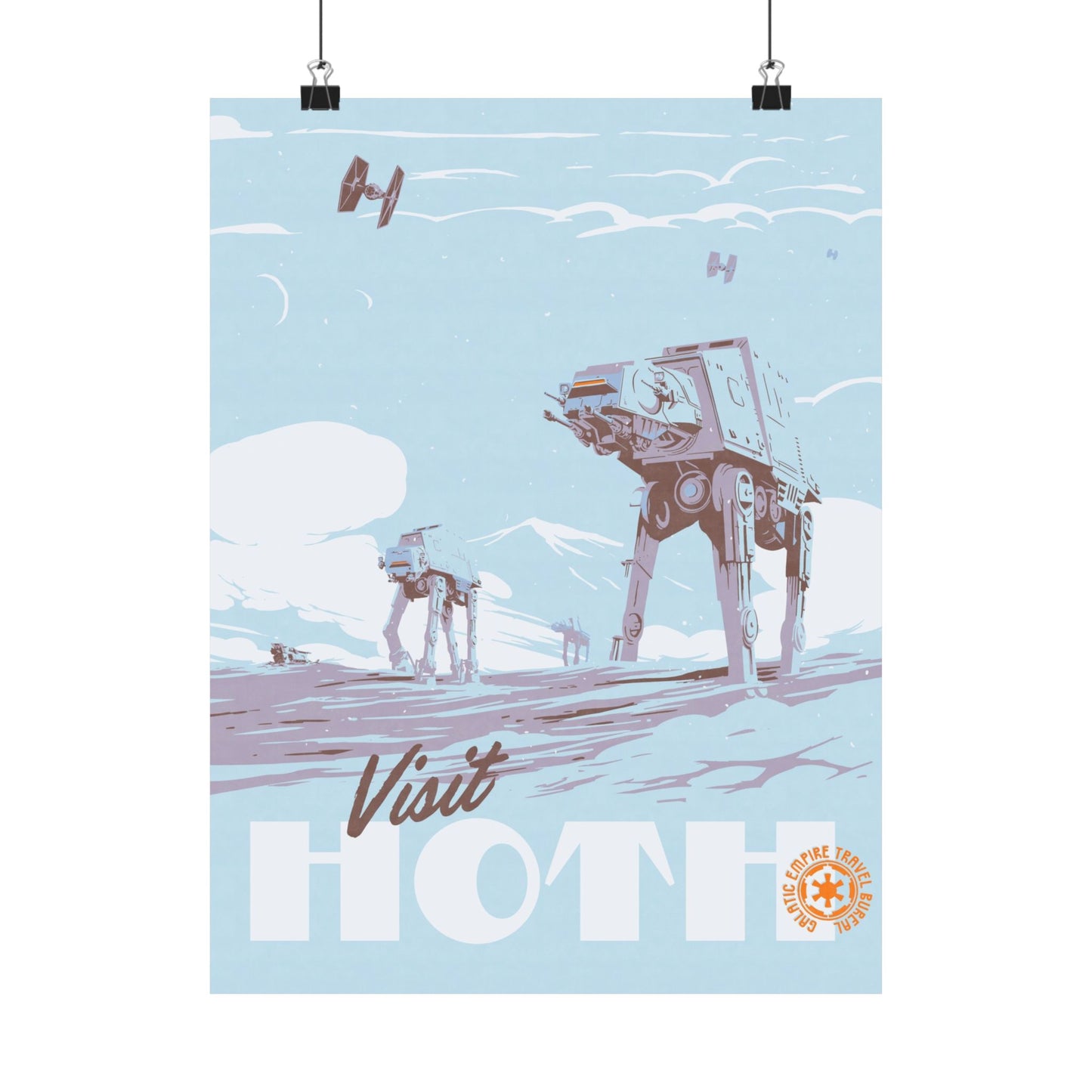 Visit Hoth Travel Poster