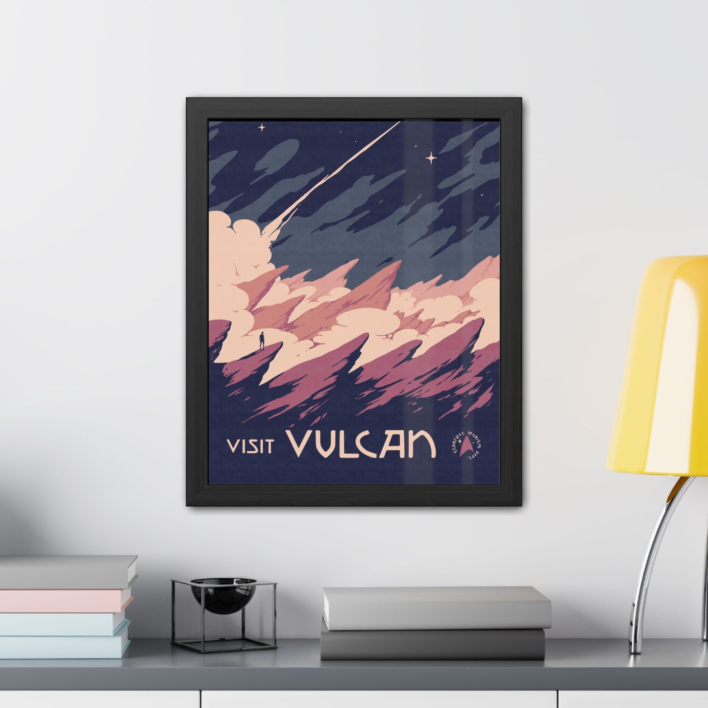 Visit Vulcan Travel Poster (Framed)