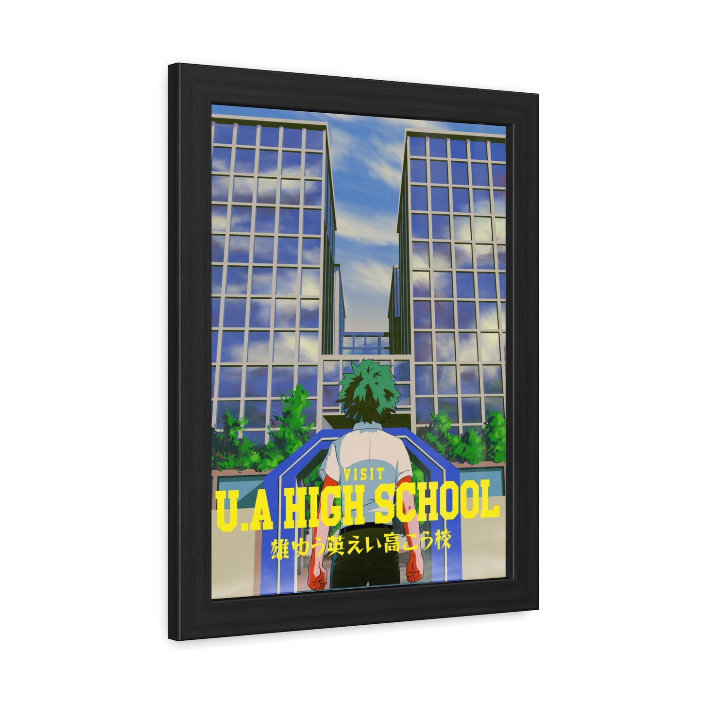 Visit UA High School Travel Poster (Framed)