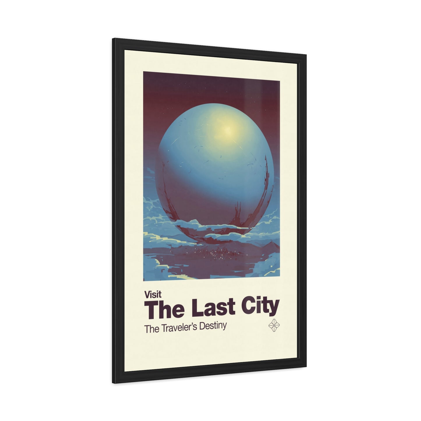 Visit The Last City Travel Poster (Framed)
