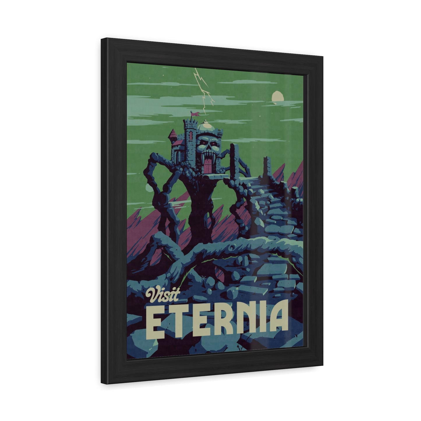 Visit Eternia Travel Poster (Framed)