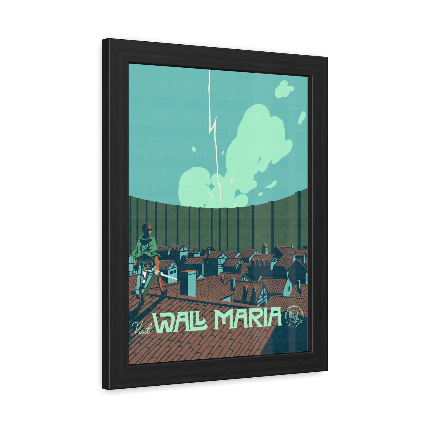 Visit Wall Maria Travel Poster (Framed)