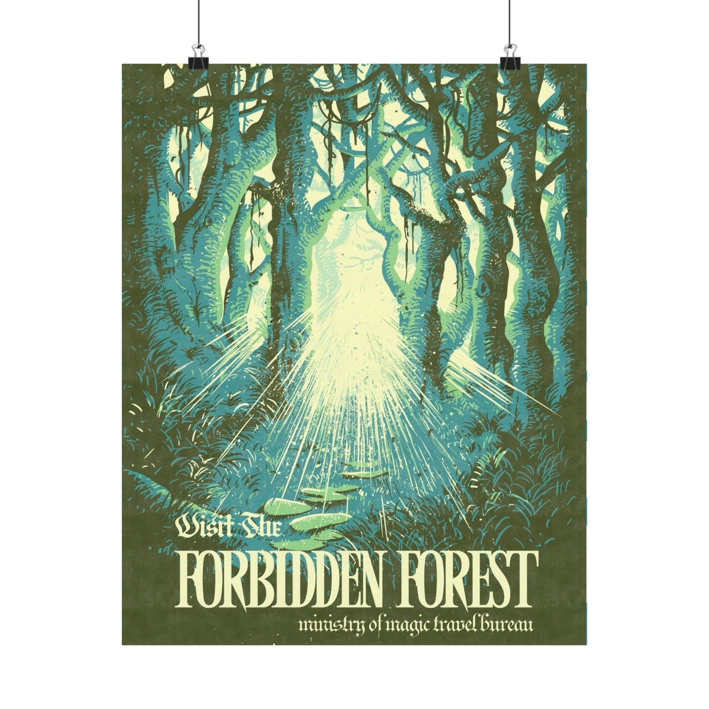 Visit The Forbidden Forest Travel Poster