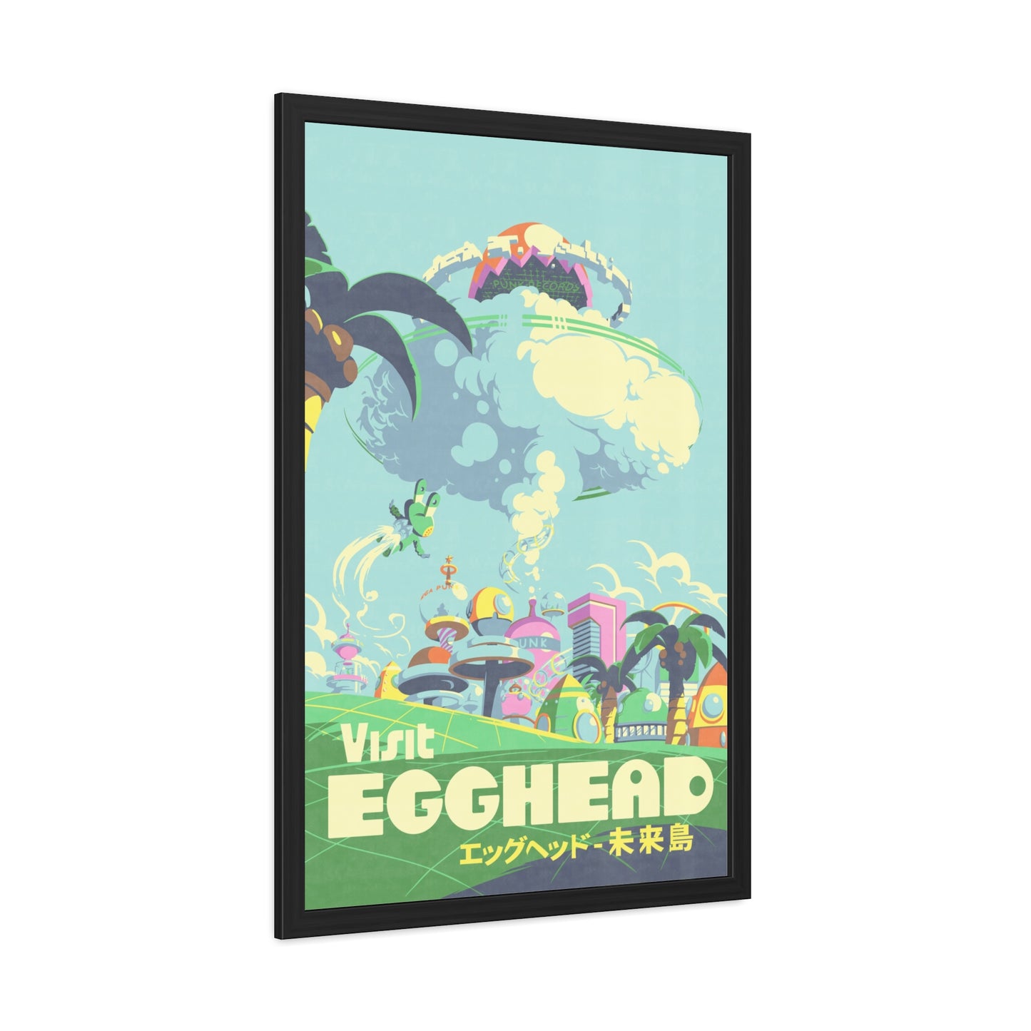 Visit Egghead Travel Poster (Framed)