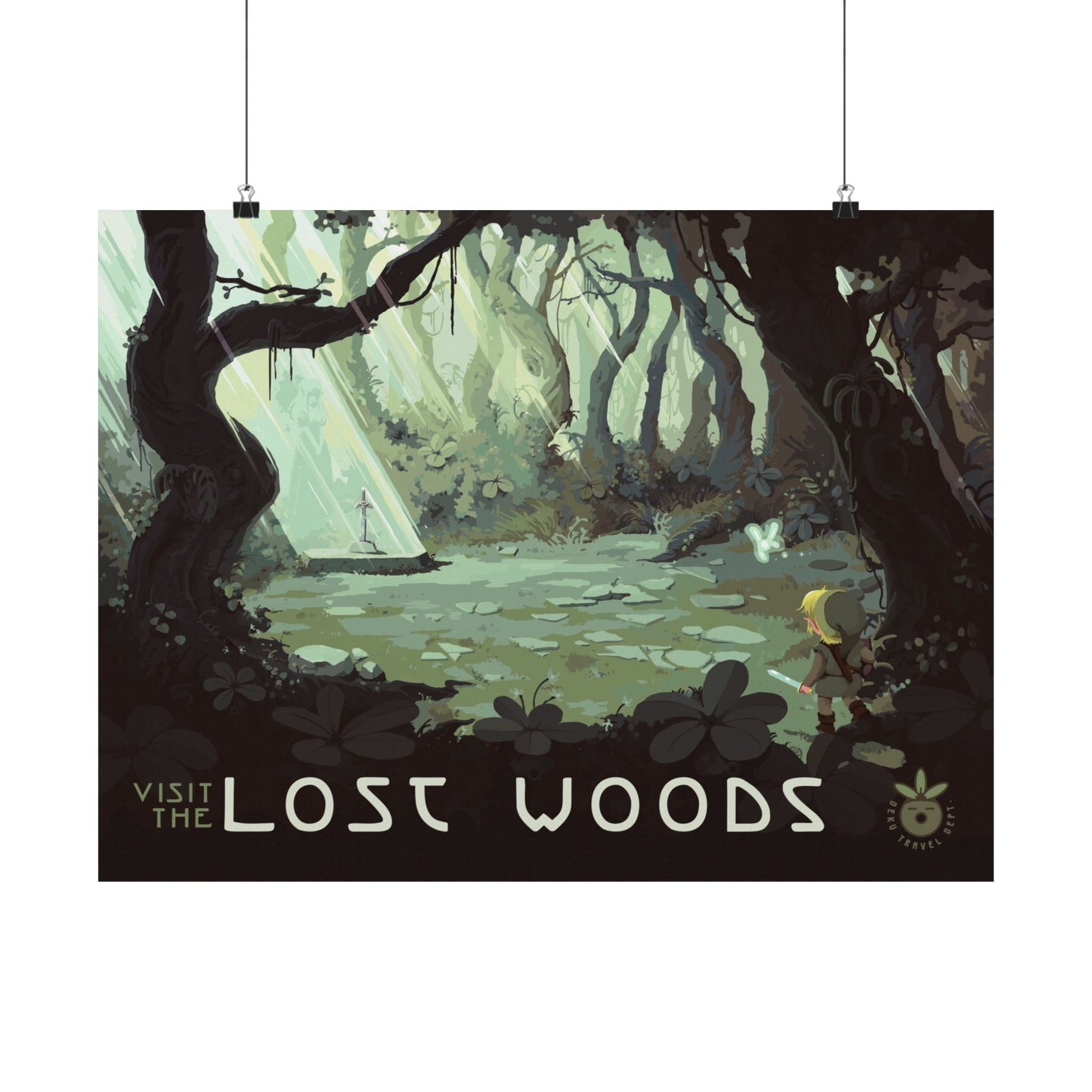 Visit Lost Woods Travel Poster