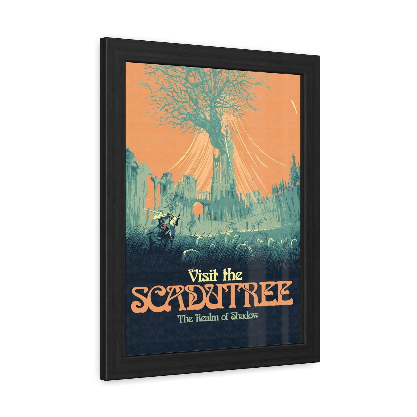 Visit The Scadutree Travel Poster (Framed)